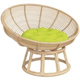 vidaXL Okrogla blazina svetlo zelena Ø 60 x 11 cm oxford tkanina | Shoptok.si