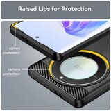 Techsuit Carbon Silicone ovitek za Honor Magic 6 Lite – črna | Shoptok.si