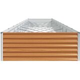  Povišena vrtna gredica 970 x 100 x 36 cm Cinkani čelik | Eponuda.ba
