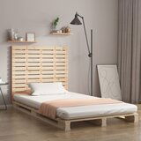 Maison Chic stensko posteljno vzglavje - vzglavna omarica - nočna omarica 81x3x91,5 cm trdna borovina, (21705190) | Shoptok.si
