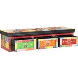 vidaXL Kabinet za televizor na steni 100x30x24 cm Trdi les Grobo mango | Shoptok.si