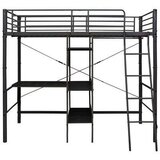  Na kat sa stolićima u okviru crni metalni 90 x 200 cm | shoptok.hr