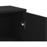  Komoda crna 60x31x84 cm od konstruiranog drva | shoptok.hr