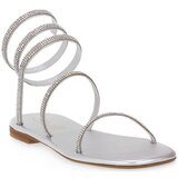 S.piero Sandali & Odprti čevlji SILVER SOFT SQUARED Siva Cene