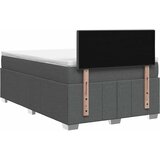  Boxspring krevet s madracem Tamnosiva 120 x 190 cm Tkanina | shoptok.hr