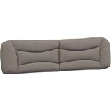 vidaXL Krevet s madracem smeđesivi 200x200 cm od tkanine | shoptok.hr
