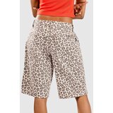 Blue Tomato Printed Denim Jort Kratke hlace taupe leo | Shoptok.si