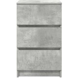  Noćni ormarići s 3 ladice 2 kom beton sivi 39x35x65 cm | shoptok.hr