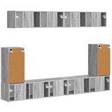  Komplet TV omaric 5 pcs Siva Sonoma Konstruiran les - - Siva - 83.44 - 98 x 31 x 29,5 cm - 2025-vidaXL-Uvoz_2 | Shoptok.si