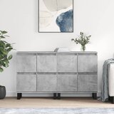  Komoda 2 kom siva boja betona od konstruiranog drva | shoptok.hr
