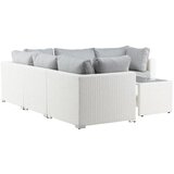 Venture Home Amazon kutna vrtna lounge garnitura, bijela Slike