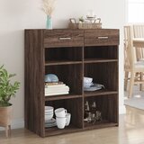 vidaXL Komoda boja smeđeg hrasta 80x42,5x93 cm od konstruiranog drva Cijene