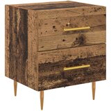  Noćni ormar s ladicama 2 pcs Staro drvo 40 x 35 x 47,5 cm | Eponuda.ba