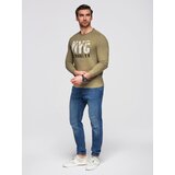 Ombre Men's denim joggers with asymmetrical stitching - blue | shoptok.hr