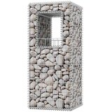  Gabionske stupne košare/sadilice 2 kom čelične 50 x 50 x 120 cm | shoptok.hr