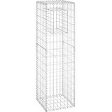  Gabionske stupne košare 2 kom 40 x 40 x 140 cm željezne | shoptok.hr
