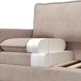  Set sofe 2 pcs Bež Poliester | shoptok.hr