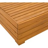  Vrtni bočni stol Čvrsto drvo akacije Smeđa 60 x 60 x 30 cm | shoptok.hr