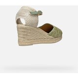 Geox Light green women's sandals Gelsa Low - Women's | shoptok.hr