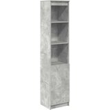 vidaXL Visoka omara betonsko siva 37,5x35x180 cm inženirski les | Shoptok.si
