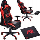 Aragon Gaming stol z oporo za noge - črno-rdeč, (22025195) u