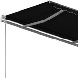  Prostostoječa ročna zložljiva tenda 350x250 cm antracitna, (20728534) | Shoptok.si