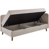 home24 LEŽALNIK, bež tekstil | Shoptok.si