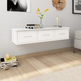vidaXL Zidna polica s ladicama bijela 88x26x18,5 cm od iverice Cijene