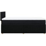 Box spring krevet s madracem crni 80 x 200 cm od tkanine | shoptok.hr