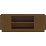  TV ormarić smeđa boja meda 110 x 35 x 40,5 cm masivna borovina | shoptok.hr