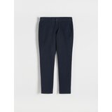 Reserved - Chino slim fit hlače - mornarsko plava | shoptok.hr