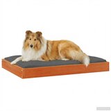  Krevet za psa Vosak smeđa 92 x 64 x 9 cm Čvrsto borovo drvo | shoptok.hr