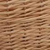  Košara za drva za ogrjev s ručkama 56x40x28 cm od prirodne vrbe | shoptok.hr