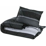 Set posteljine za poplun crno-bijeli 225x220 cm pamučni | shoptok.hr