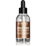 Revuele Paradise Bronze Self Tan Face Drops samoporjavitvene kapljice za obraz odtenek Light To Medium 30 ml | Shoptok.si