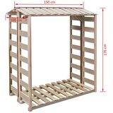  Spremište za drva 150 x 90 x 176 cm od impregnirane borovine | shoptok.hr