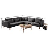 Atelier Del Sofa ugaona garnitura flexy l anthracite | Eponuda.com
