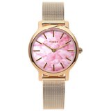 Timex Analogne ure ty577030 Rožnata Cene