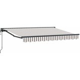  Povlačivi tende Svijetlo siva i bijela. 3 x 2,5 m | shoptok.hr