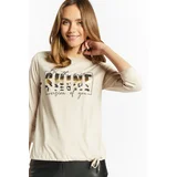 Monnari Woman's Blouses Knitted T-Shirt With Print