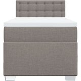  Krevet s oprugama i madracem smeđesivi 80x200 cm od tkanine | shoptok.hr