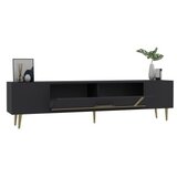 Hanah home TV komoda Dekop1, 150x48,2x29,6 cm, antracit-zlatne boje | Eponuda.ba