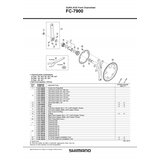  lančanik shimano FC7900 53TB Y1KY98030 shimano Cene