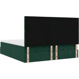 Okvir kreveta s madracima tamnozeleni 160x200cm baršunasti | shoptok.hr