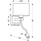 Candellux LED zidna lampa Polo – | shoptok.hr