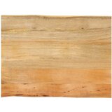 vidaXL Mizna plošča 70x60x2,5 cm naraven rob trden mangov les Cene