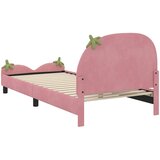  za djecu s uzglavljem Ružičasta 90 x 190 cm Baršun | shoptok.hr