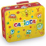 Metal Case Felt Tips & Coloring Album - Rumena | Shoptok.si