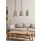 Eglo 43985 - luster na sajli alsager 3xE27/40W/230V siva | Eponuda.com