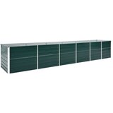 Furnova Visoka greda pocinkano jeklo 480x80x77 cm zelena, (21921275) Cene